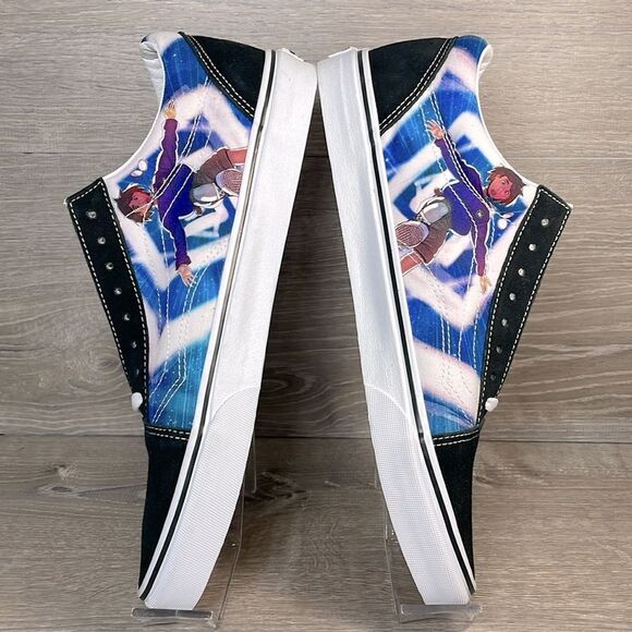 Vans Old Skool x Karl Jacob’s Dream Smp Men’s Sz 13 Black Suede Anime Sneakers - Picture 9 of 11